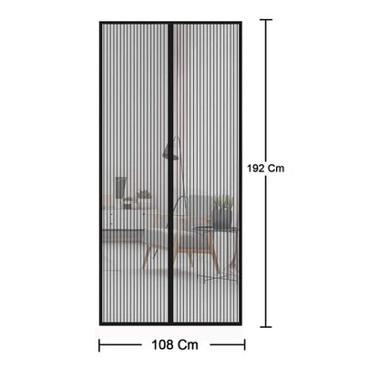 Magic Mesh Magnetic Mosquito Net Door 🚪 | Auto-Close Insect Protection Screen
