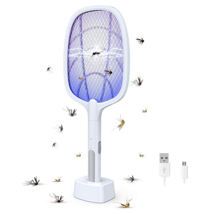 Protect Your Family from Mosquitoes 🦟 | Electric Zapper Racket ⚡